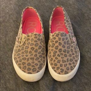 Cheetah slip ons! Size 7